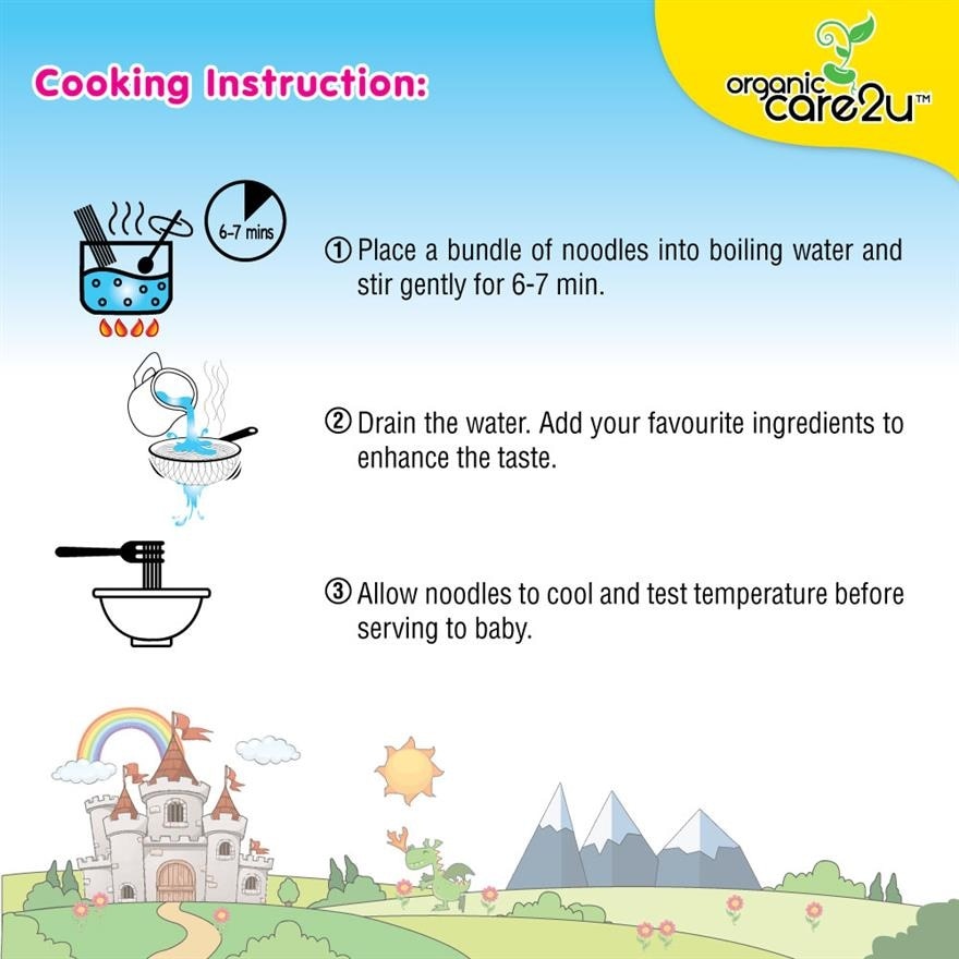 Organic Baby Noodle Broccoli 200g