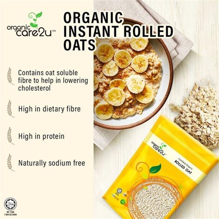 Organic Instant Rolled Oats 400g