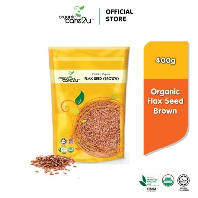 ORGANIC CARE2U Organic Flax Seed Brown 400g