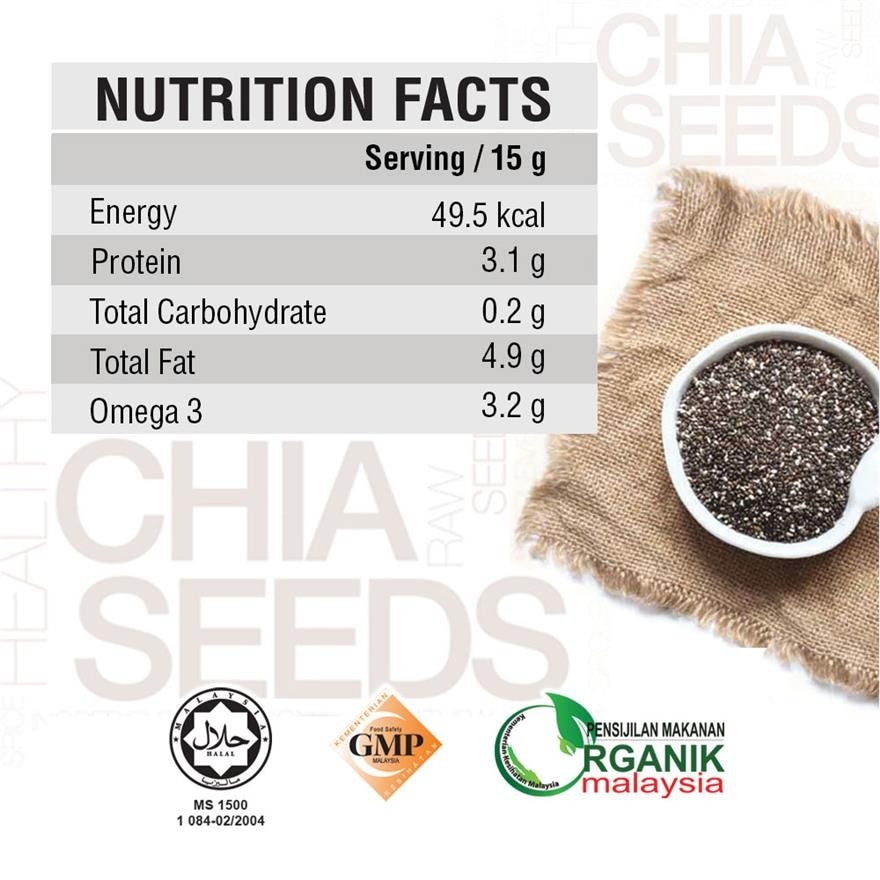 Organic Chia Seed 250g in Pack