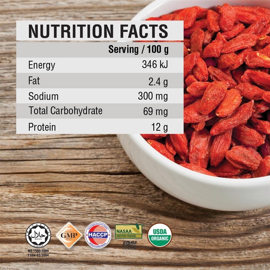 Organic Goji Berry 150g in Pack