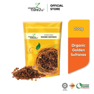 ORGANIC CARE2U Organic Sultana Golden Raisin 200g