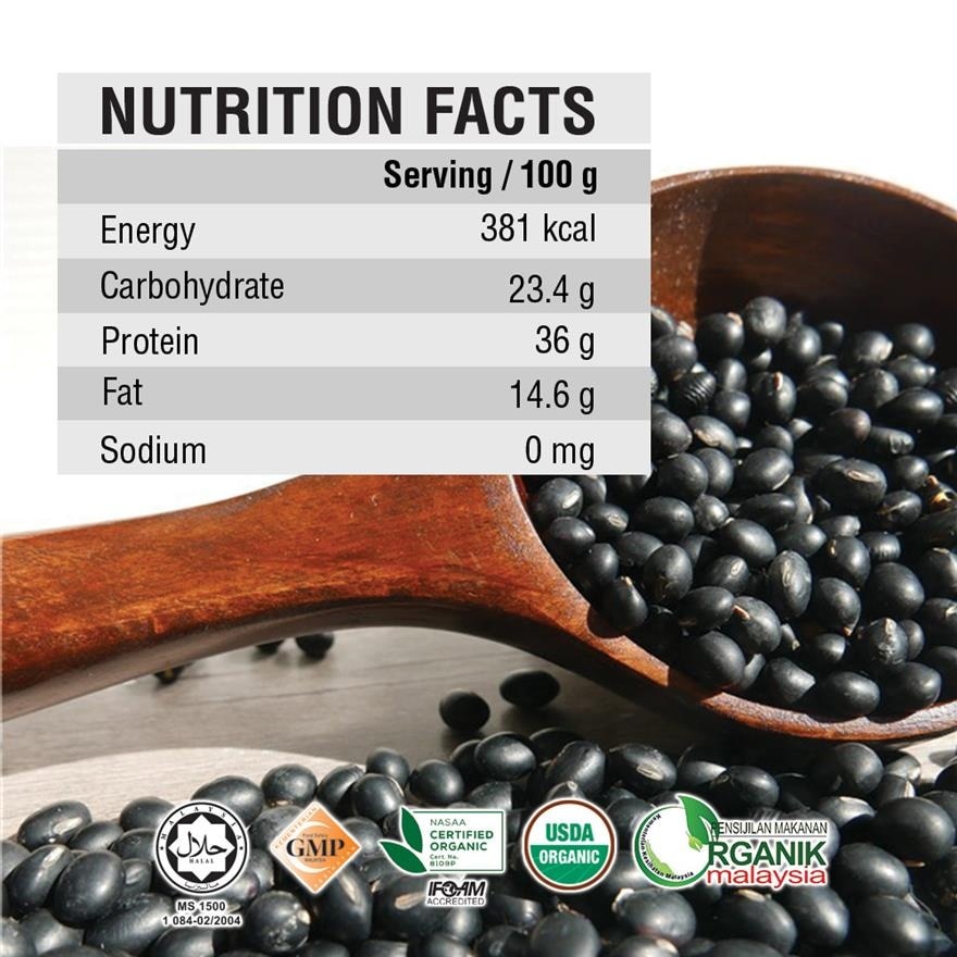 Organic Black Soya Bean 400g