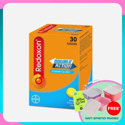 REDOXON Redoxon Double Action Vitamin C & Zinc Chewable Tablets Orange 30’S
