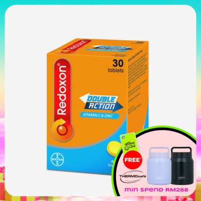 REDOXON - Redoxon Double Action Vitamin C & Zinc Chewable Tablets Orange 30’S