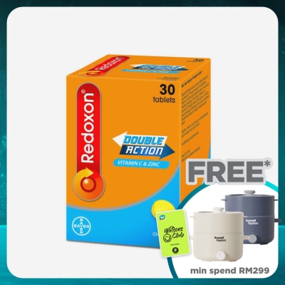 REDOXON Redoxon Double Action Vitamin C & Zinc Chewable Tablets Orange 30’S