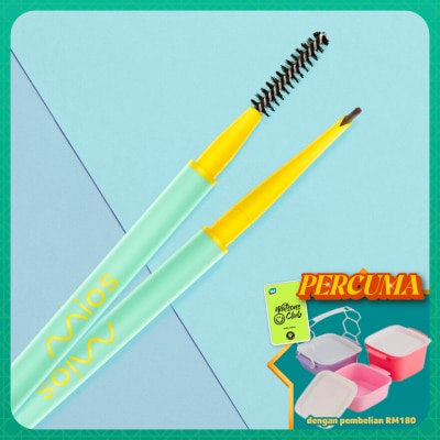 MIOS - Eyebrow Pencil Aero Dynamic Tip_Tea Brown