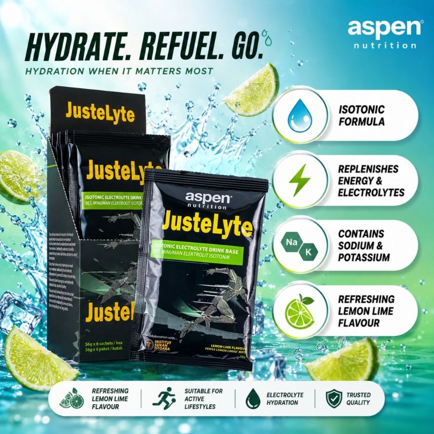 Isotonic Electrolyte Drink Lemon Lime flavour 56gx6s