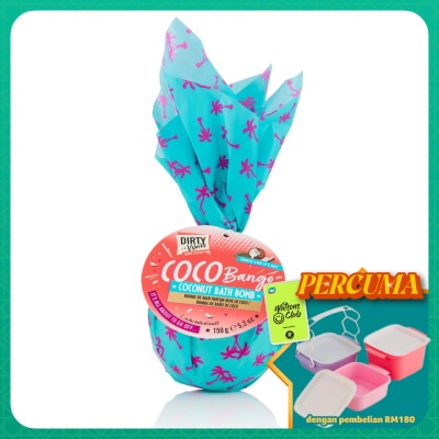 DIRTYWORKS - Coco Bango Bath Bomb 150g