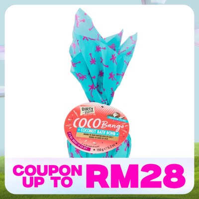 DIRTYWORKS Coco Bango Bath Bomb 150g