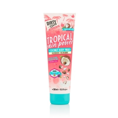 DIRTYWORKS Tropical Rain Power Coconut Body Wash 280ml