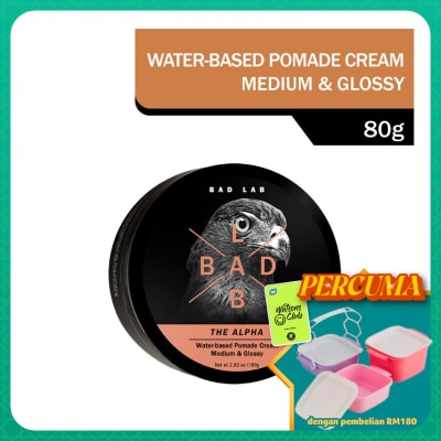 BAD LAB - Water-based Pomade Cream, Medium & Glossy 80G
