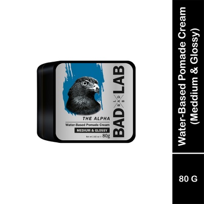 BAD LAB - Water-based Pomade Cream, Medium & Glossy 80G