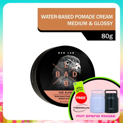 BAD LAB - Water-based Pomade Cream, Medium & Glossy 80G