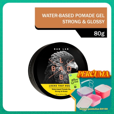 BAD LAB - Water-based Pomade Gel, Strong & Glossy 80G