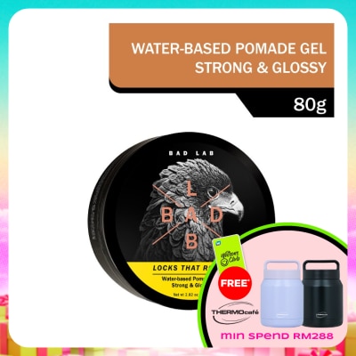 BAD LAB - Water-based Pomade Gel, Strong & Glossy 80G