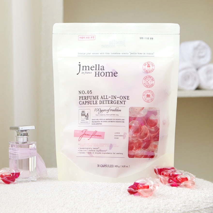 Jam Flower Perfume All-In-One Capsule Detergent 15g x 30ea