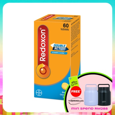 REDOXON - Redoxon Double Action Vitamin C & Zinc Chewable Tablets Orange 60’S