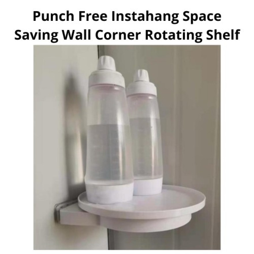 Punch Free Instahang Space Saving Shelf ( White )