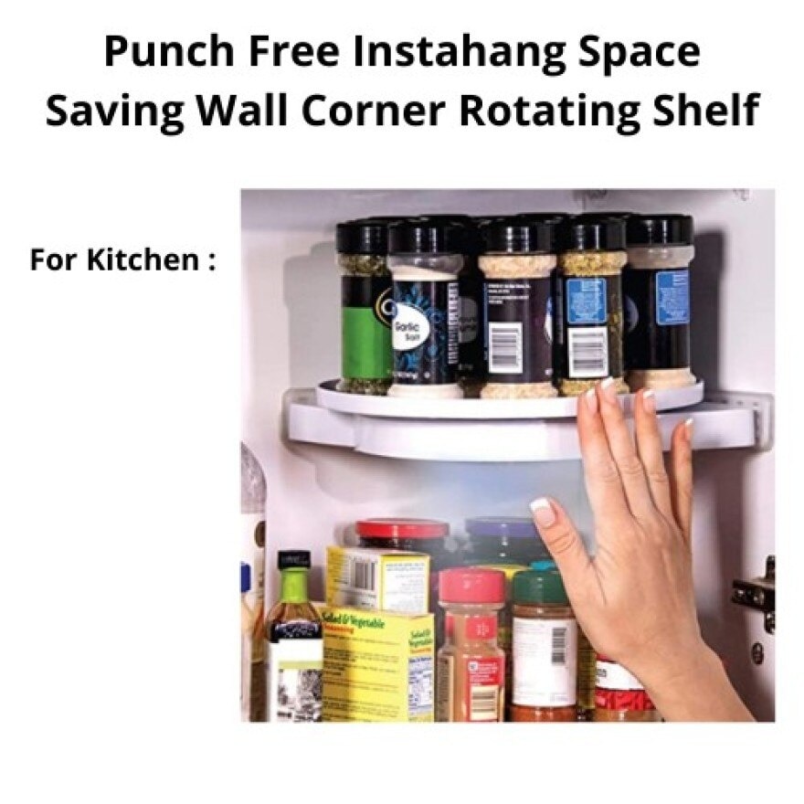 Punch Free Instahang Space Saving Shelf ( White )