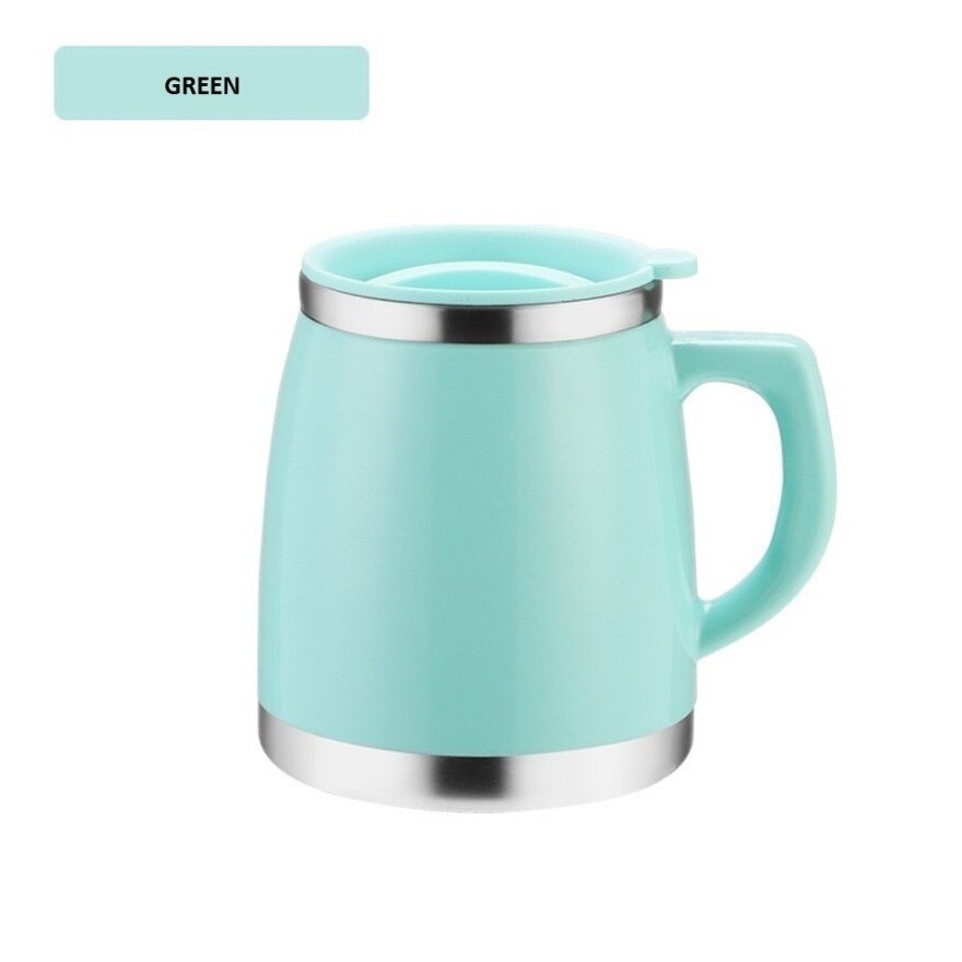 500ml Coffee Mug Drink Cup Green