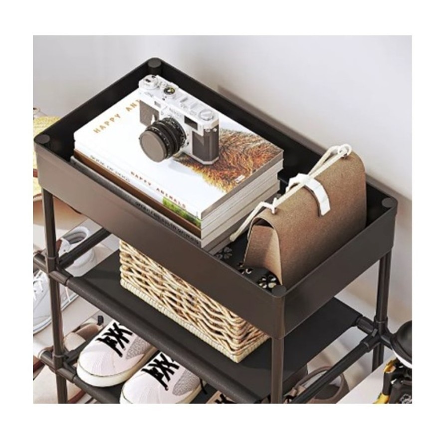 4 Tier Metal Shoe Rack Storage 1Pc