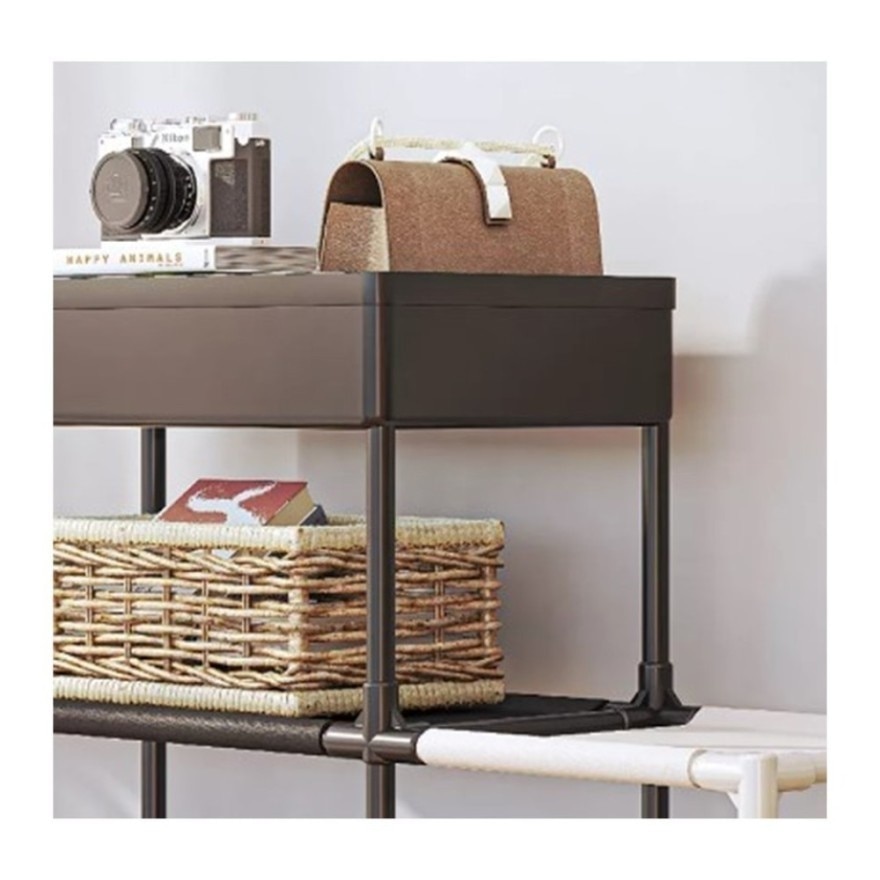 4 Tier Metal Shoe Rack Storage 1Pc