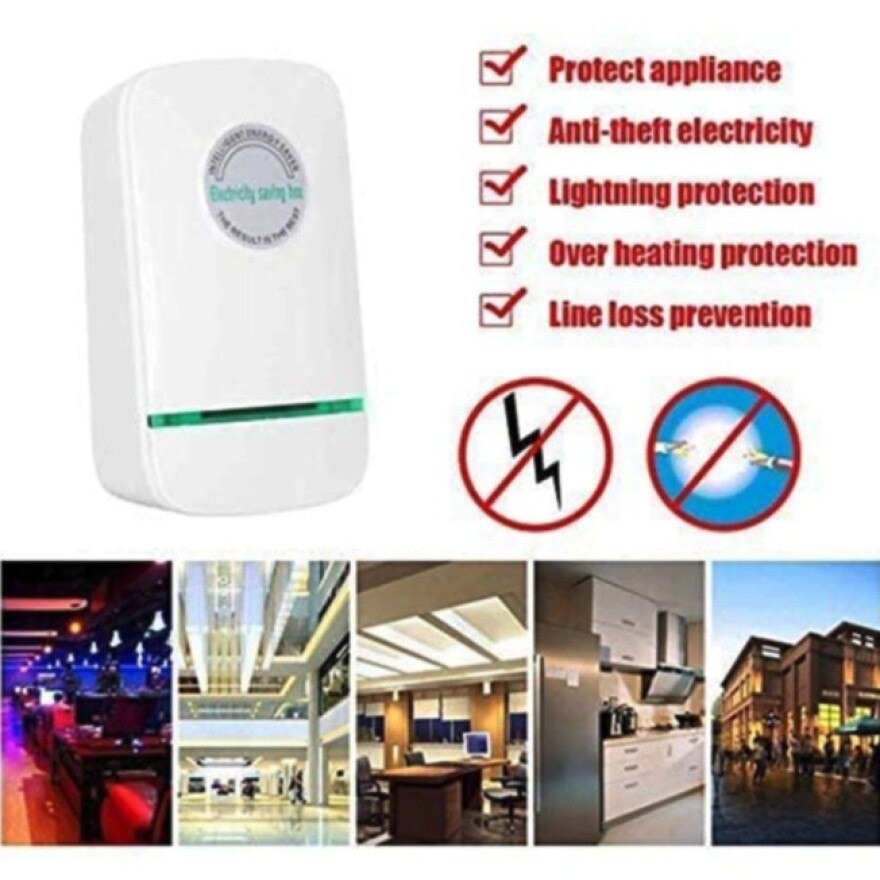 3pcs Energy Electricity Saving Box 3 Pin plug