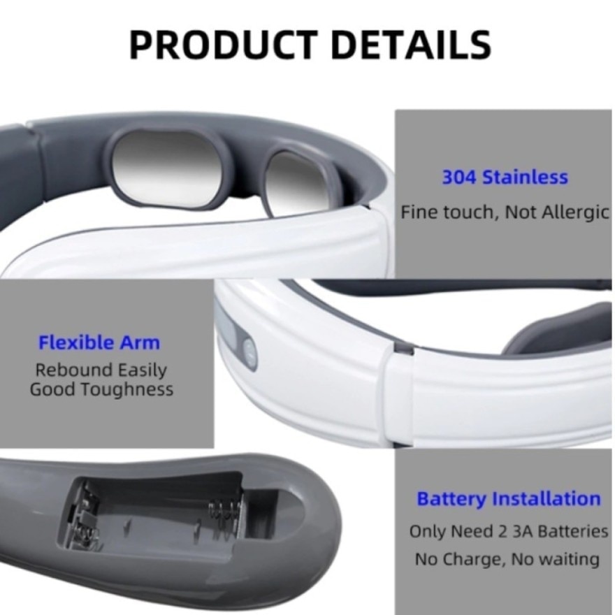 T500 Double Sensor Stiff Neck Pain Relief Massager