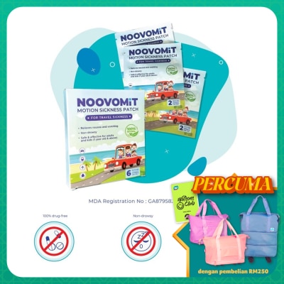 NOOVOMIT - Motion Sickness Patch 6's