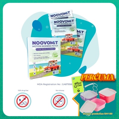 NOOVOMIT - Motion Sickness Patch 6's