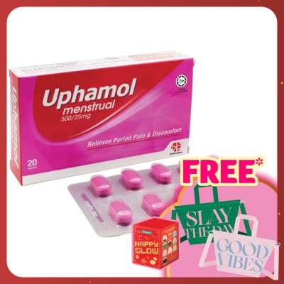 UPHAMOL Menstrual Tablet 500/25mg 10s x2