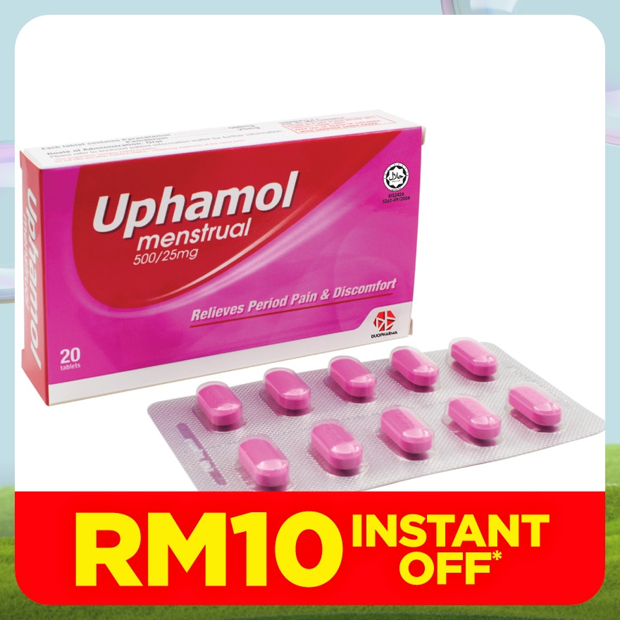 Menstrual Tablet 500/25mg 10s x2