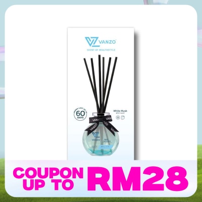 VANZO Reed Diffuser White Musk 120ml
