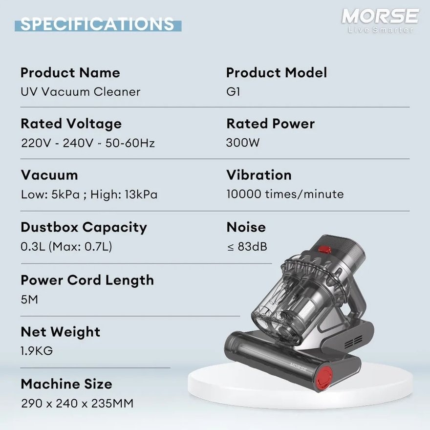 UV Dustmite Vacuum G1