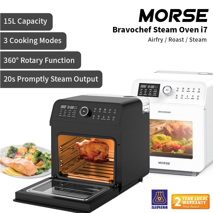 Bravochef Steam Oven i7 with 15L Capacity