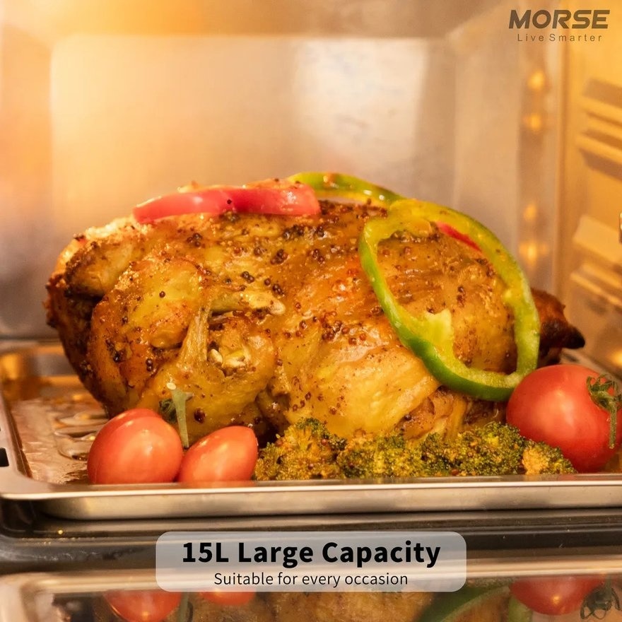 Bravochef Steam Oven i7 with 15L Capacity (Black Color)