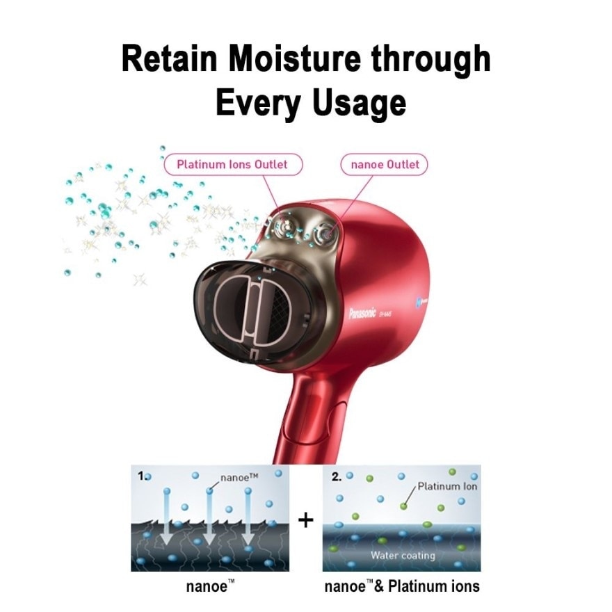 EH-NA45 Nanoe Hair Dryer Moisture EH-NA45RP655