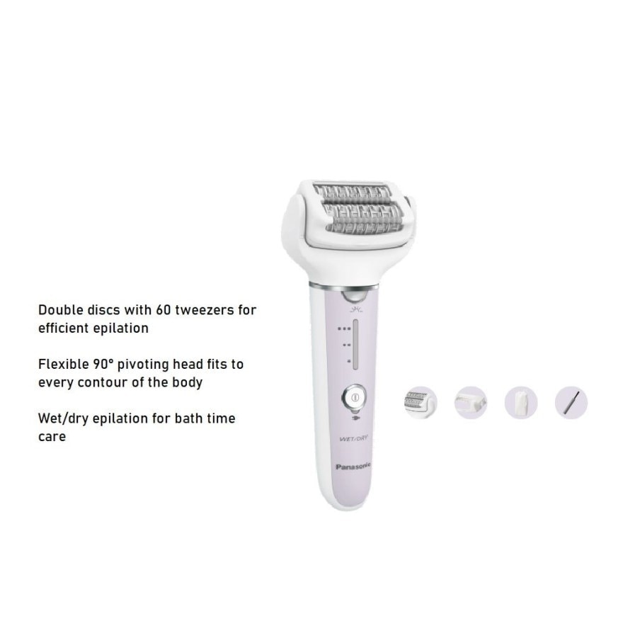 ES-EY30 EY Series Epilator Double Disc, Single Stroke, Zero Fuss ES-EY30-V423