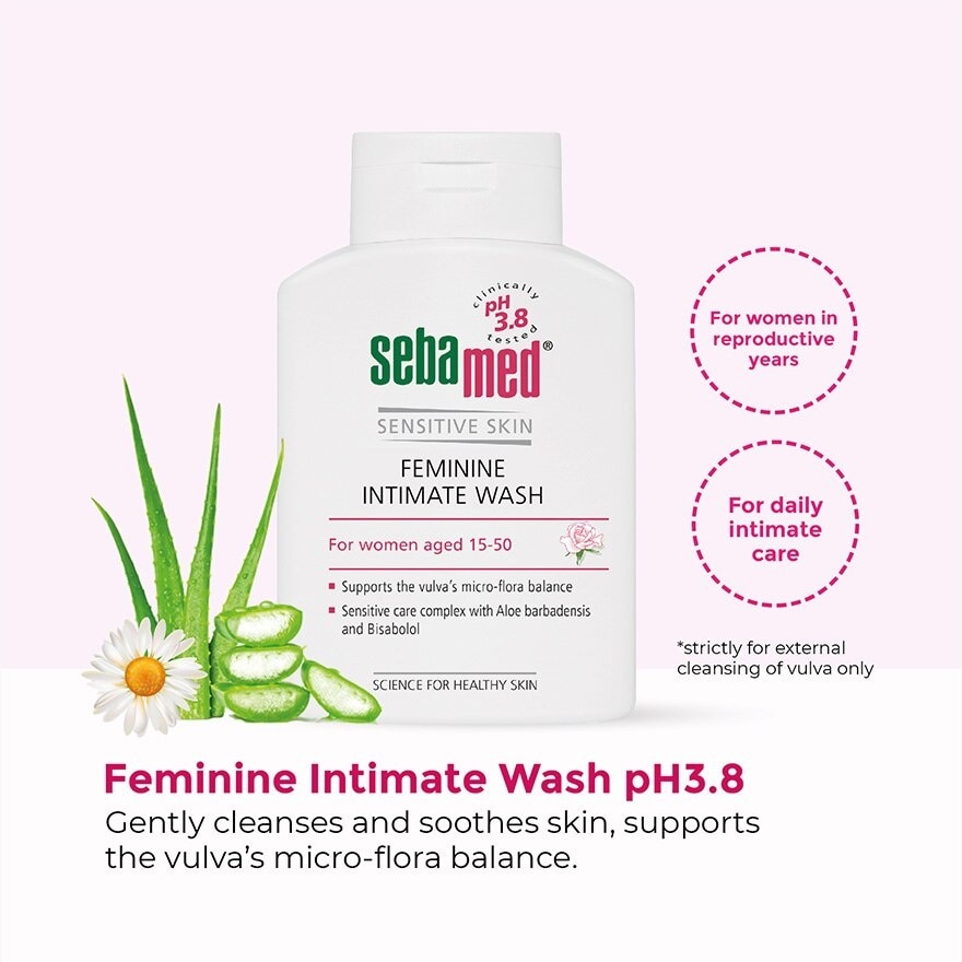 Feminine Intimate Wash pH 3.8 200ml