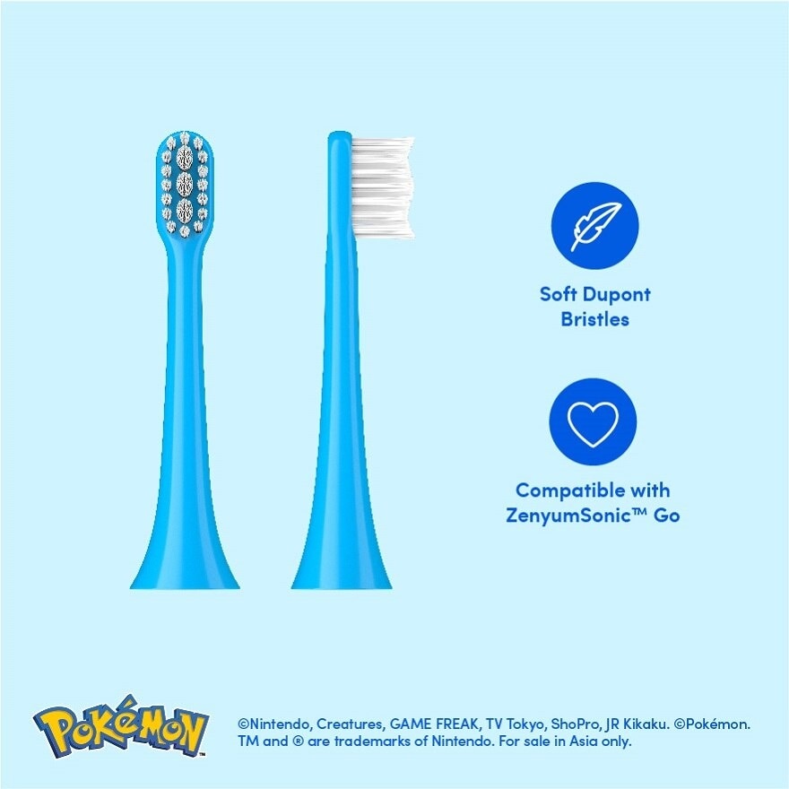 Sonic Go Water-Type Edition Brush Head 3s