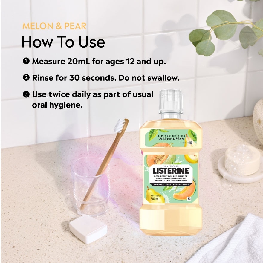 Melon & Pear Mouthwash 500ml