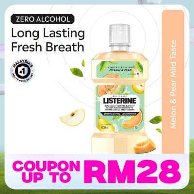 LISTERINE Melon & Pear Mouthwash 500ml