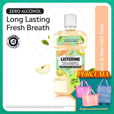 LISTERINE Melon & Pear Mouthwash 500ml