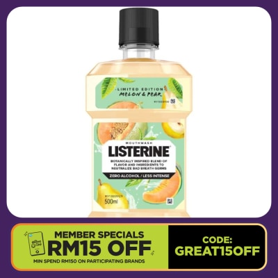 LISTERINE Melon & Pear Mouthwash 500ml