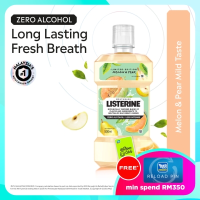 LISTERINE Melon & Pear Mouthwash 500ml image