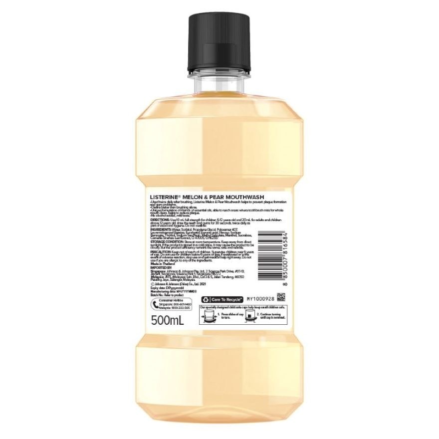 Melon & Pear Mouthwash 500ml