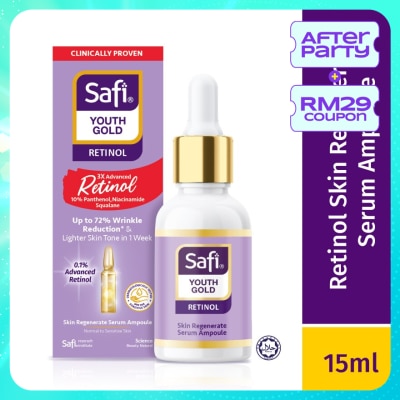 SAFI Youth Gold Retinol Serum Ampoule 15ml