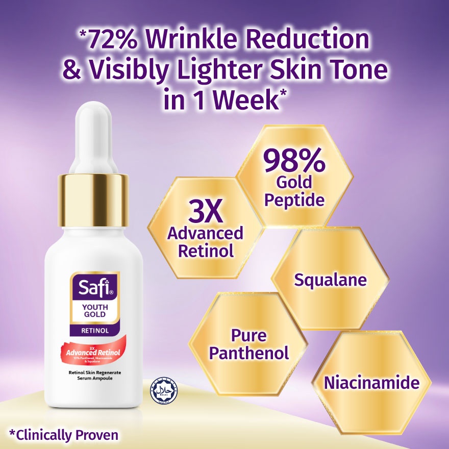 Youth Gold Retinol Serum Ampoule 15ml image