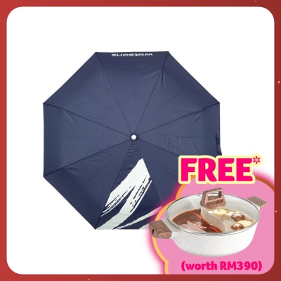 WATSONS Umbrella Transparent UV Coat 21inch Blue